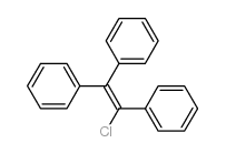 Benzene,1,1',1''-(1-chloro-1-ethenyl-2-ylidene)tris- Structure
