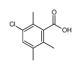 3-chloro-2,5,6-trimethylbenzoic acid结构式