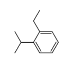 1-ethyl-2-isopropyl-benzene Structure