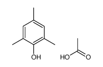 acetic acid,2,4,6-trimethylphenol Structure