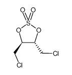 (2S,3S)-1,4-Dichlorobutane-diol Sulfate Structure