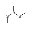 methyl-bis(methylsulfanyl)borane Structure