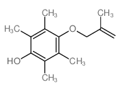 Phenol,2,3,5,6-tetramethyl-4-[(2-methyl-2-propen-1-yl)oxy]- Structure
