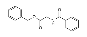benzyl ester of N-benzoyl glycine结构式