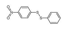 4-nitrophenyl phenyl disulfide结构式