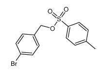 (4-bromophenyl)methyl 4-methylbenzenesulfonate结构式