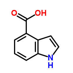 吲哚-4-羧酸结构式