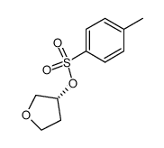 (3R)-四氢呋喃-3-基对甲苯磺酸酯结构式
