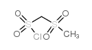 (Methylsulfonyl)methanesulfonyl chloride structure