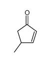 4-methyl-2-cyclopenten-1-one结构式