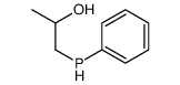 1-phenylphosphanylpropan-2-ol Structure