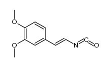 3,4-Dimethoxystyryl isocyanate结构式