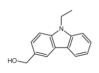 9-ethyl-3-hydroxymethylcarbazole结构式