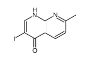 3-iodo-7-methyl[1,8]naphthyridin-4(1H)-one Structure