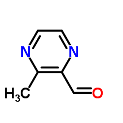 3-Methyl-2-pyrazinecarbaldehyde Structure