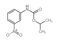 Carbamic acid,(3-nitrophenyl)-, 1-methylethyl ester (9CI) Structure