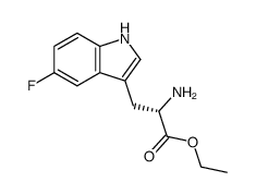 5-fluoro-L-tryptophan ethyl ester Structure