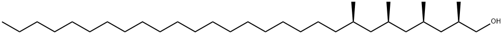 (2R,4R,6R,8R)-2,4,6,8-Tetramethyl-1-octacosanol结构式