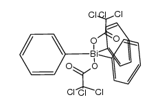 triphenylbismuth bis(trichloroacetate)结构式