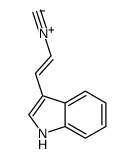 3-(2-isocyanoethenyl)-1H-indole Structure