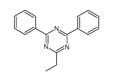 2-ethyl-4,6-diphenyl-[1,3,5]triazine Structure