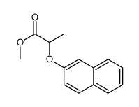 methyl 2-naphthalen-2-yloxypropanoate结构式