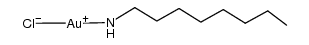 (octylamino)gold(II) chloride Structure