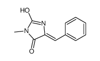 5-benzylidene-3-methylimidazolidine-2,4-dione结构式