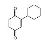 2-cyclohexylcyclohexa-2,5-diene-1,4-dione结构式