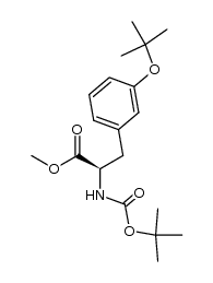 (R)-N-Boc-O-tert-Bu-m-tyrosine methyl ester Structure