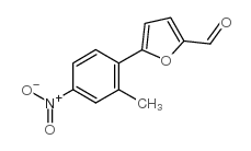 5-(2-甲基-4-硝基苯基)呋喃-2-甲醛结构式