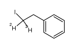 1-iodo-2-phenylethane-α,α-d2 Structure