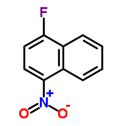 1-氟-4-硝基萘结构式