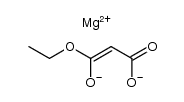 Dibasic magnesium salt of ethyl hydrogen malonate Structure