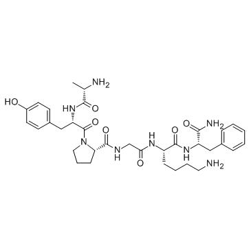 PAR-4激动剂肽,酰胺结构式