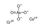 copper,chromium(3+),trioxido(oxo)-λ5-arsane Structure