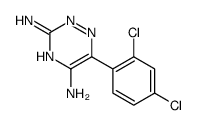 3,5-二氨基-6-(2,4-二氯苯基)-1,2,4-三嗪结构式