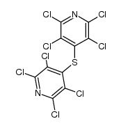 bis(2,3,5,6-tetrachloropyridin-4-yl)sulfane Structure