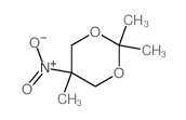 2,2,5-trimethyl-5-nitro-1,3-dioxane结构式