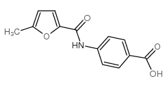 4-[(5-methylfuran-2-carbonyl)amino]benzoic acid结构式