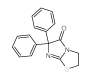 3,3-diphenyl-6-thia-1,4-diazabicyclo[3.3.0]oct-4-en-2-one Structure