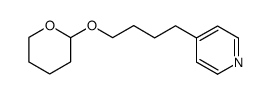 4-(4-((tetrahydro-2H-pyran-2-yl)oxy)butyl)pyridine Structure