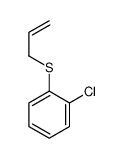1-chloro-2-prop-2-enylsulfanylbenzene结构式