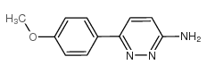 6-(4-甲氧基苯基)哒嗪-3-胺结构式