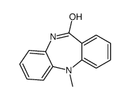 5,10-Dihydro-5-methyl-11H-dibenzo[b,e][1,4]diazepin-11-one结构式