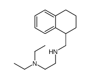 N,N-Diethyl-N'-[(1,2,3,4-tetrahydronaphthalen-1-yl)methyl]-1,2-ethanediamine结构式