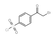 4-(2-溴乙酰基)苯磺酰氯结构式