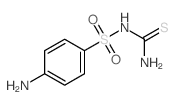 Benzenesulfonamide,4-amino-N-(aminothioxomethyl)- Structure