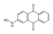 2-(hydroxyamino)anthracene-9,10-dione Structure