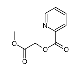 2-Pyridinecarboxylicacid,2-methoxy-2-oxoethylester(9CI) structure